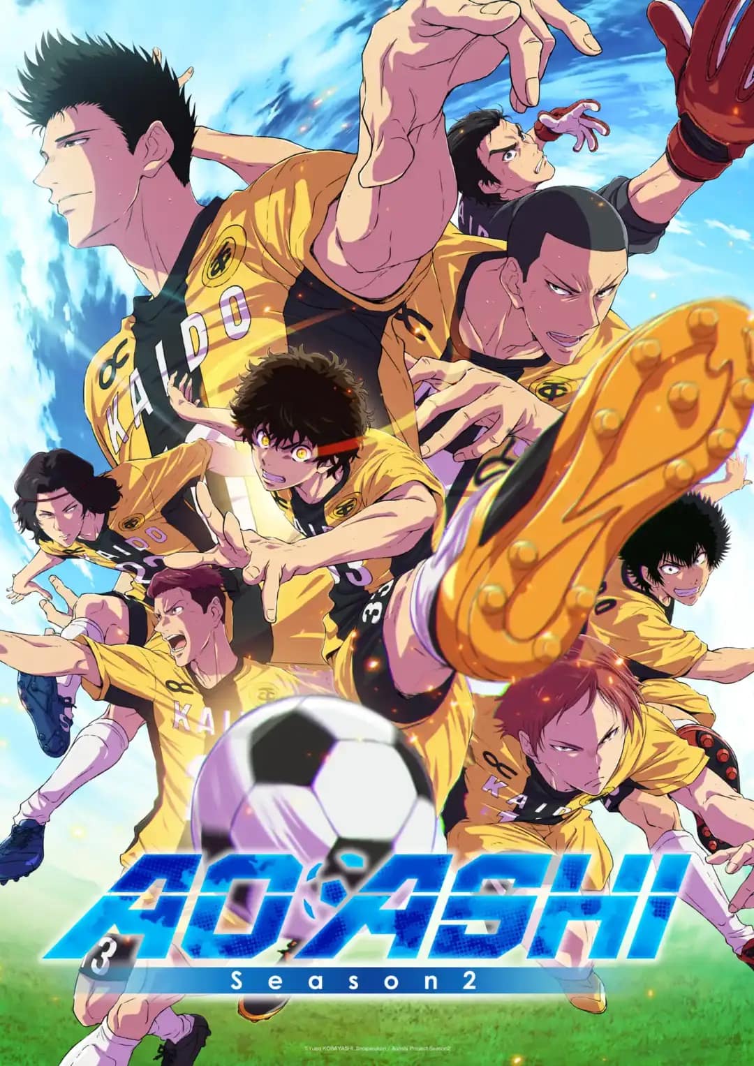 Aoashi 2ª Temporada: Data de Estreia e o Que Muda